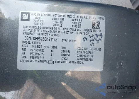 2011 Chevrolet Avalanche 1500 Lt1 z USA, uszkodzony, nr VIN 3GNTKFE32BG121146